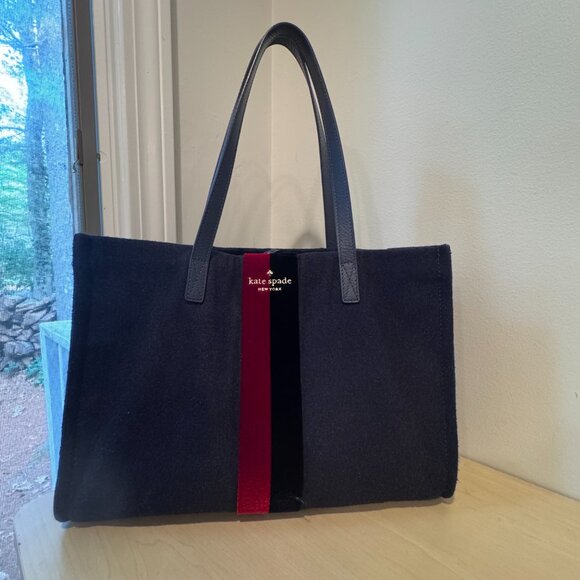 👜 Kate Spade Washington Square Mega Sam Navy Tote
